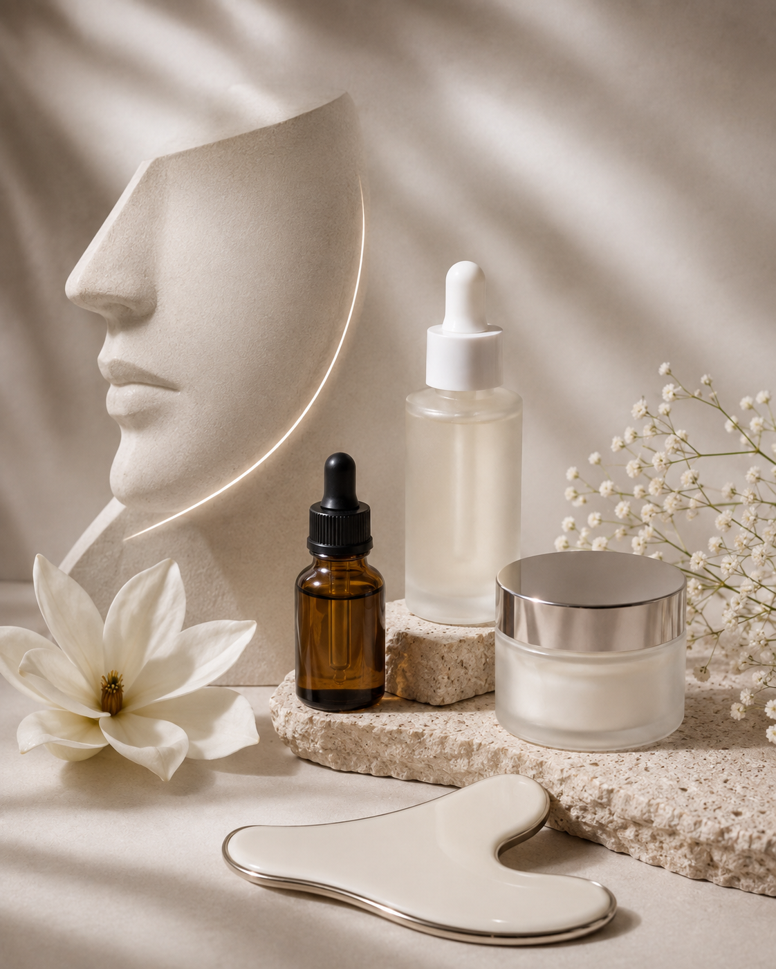 Óvalo facial y pérdida de firmeza: cuidados cosméticos que pueden ayudar