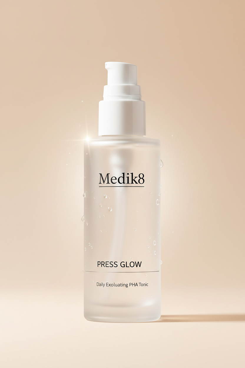 Medik8 Press & Glow | Tónico Exfoliante Diario con AHA